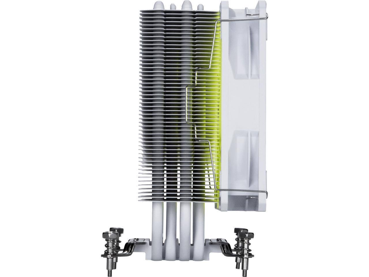 Alt View 3. MSI - MSI MAG COREFROZR AA13 White Air CPU Cooler, Single 120mm PWN Fans, ARGB lighting controlled by software - White.