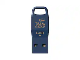 Team Group - TEAM S5 64GB USB 3.2 Gen1 Flash Drive, Type-A interfaces, Speed Up to 100MB/s(TS5364GL01) - Blue