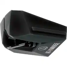 Front. Audio-Technica - Audio-Technica AT-VMN95E Replacement Stylus for AT-VM95E, Black.