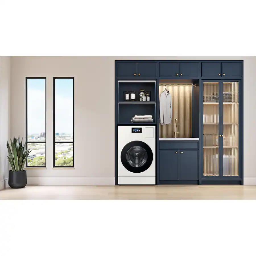 Static Electrical Load Samsung 5.3 cu. ft. Bespoke AI Smart All In One Front Load Washer ...