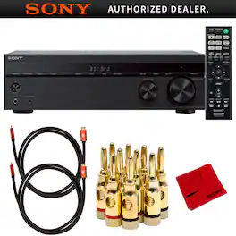 Sony - STRDH590 5.2 Multi-Channel 4k HDR AV Receiver with Deco Gear HDMI Cable Bundle
