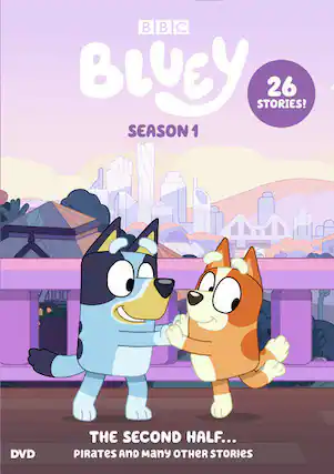 Front. Bluey: Season One: The Second Half - DVD.