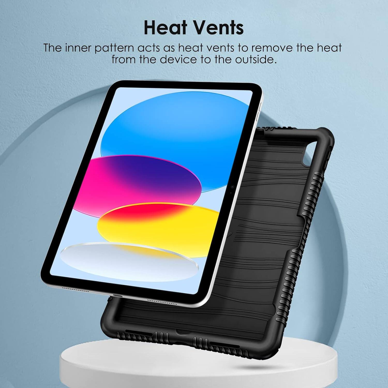 Heat Vents

The inner pattern acts as heat vents to remove the heat from the device to the outside.