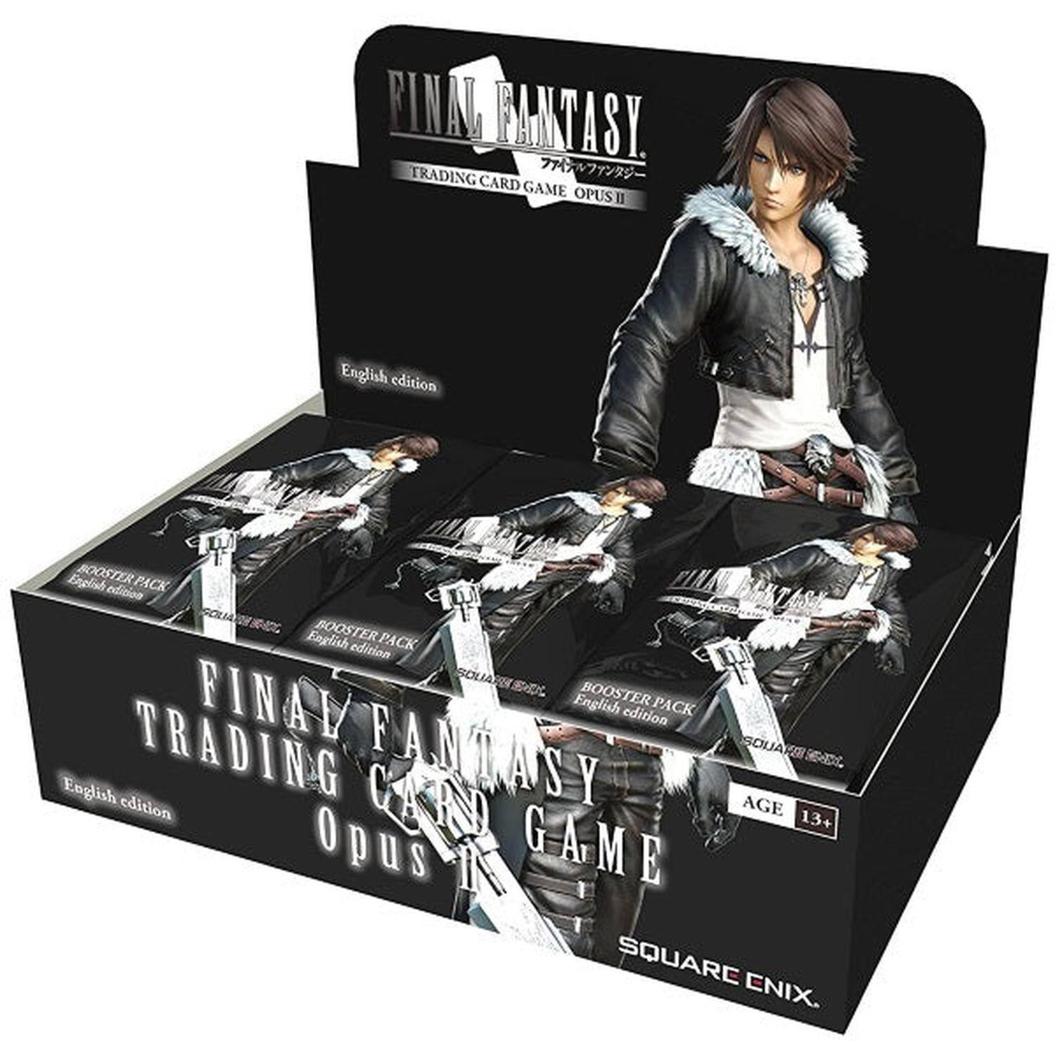 FINAL FANTASY TRADING CARD GAME OPUS II English edition BOOSTER PACK FINAL FANTASY TRADING CARD GAME OPUS II English edition BOOSTER PACK FINAL FANTASY TRADING CARD GAME OPUS II English edition AGE 13+ SQUARE ENIX