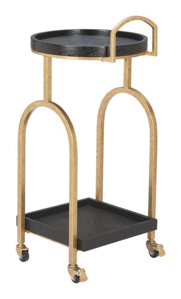 Back. Hivvago - Zukei Bar Cart Black - Black.