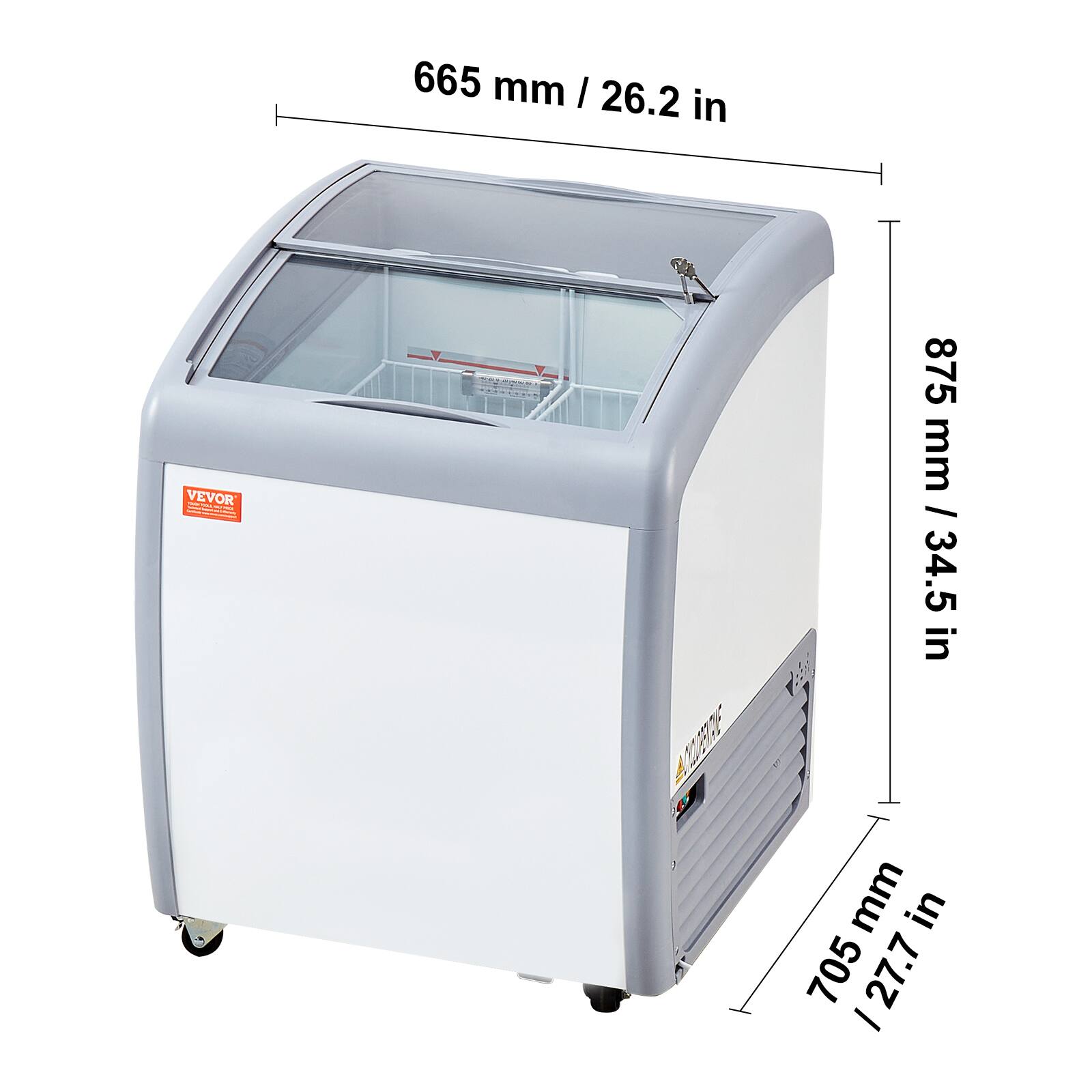 665 mm / 26.2 in
875 mm / 34.5 in
705 mm / 27.7 in