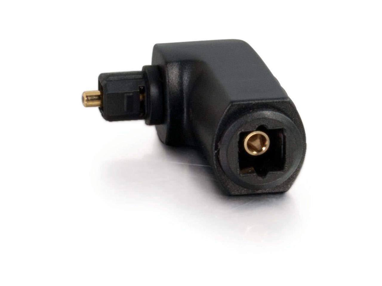Alt View 10. Cables to Go - C2G 40016 VELOCITY™ RIGHT ANGLE TOSLINK® PORT SAVER ADAPTER.