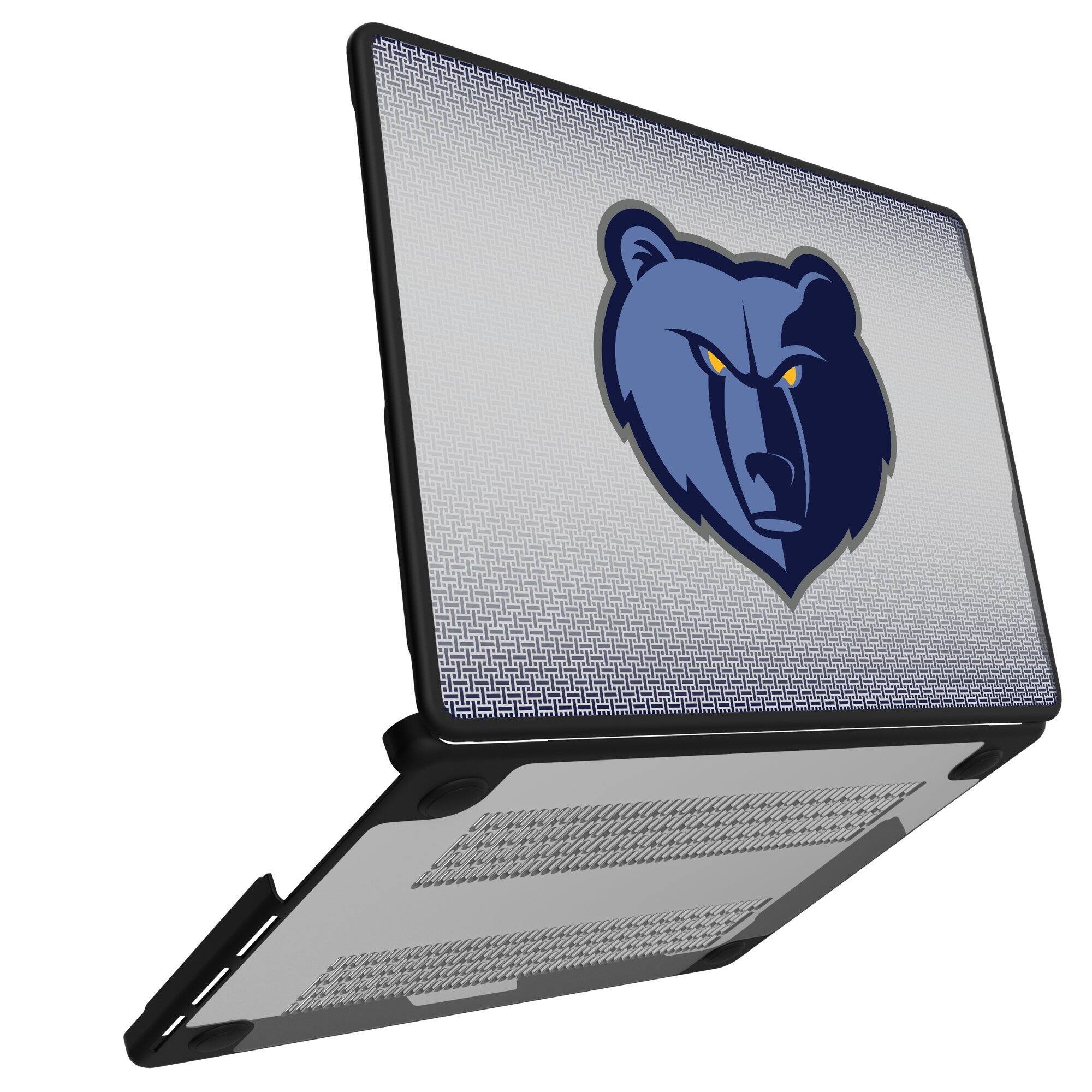 Alt View 1. Keyscaper - Memphis Grizzlies Linen MacBook Case - Multicolor.