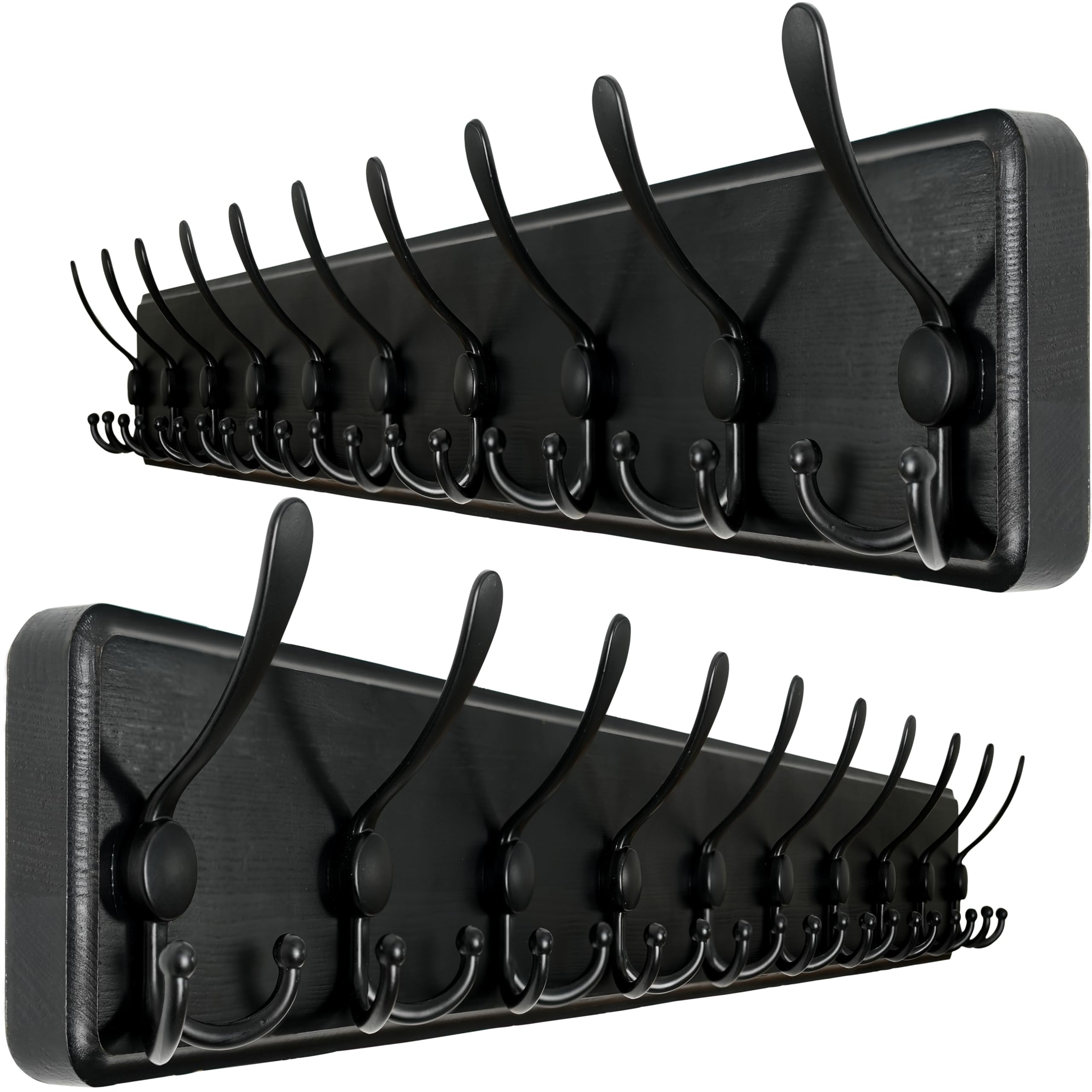 Black 10 Hooks(2 Packs)