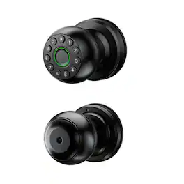 Cluzine - Smart Knob Lock,Fingerprint,Password,Bluetooth APP,For Indoor Wood Door,Apartment
