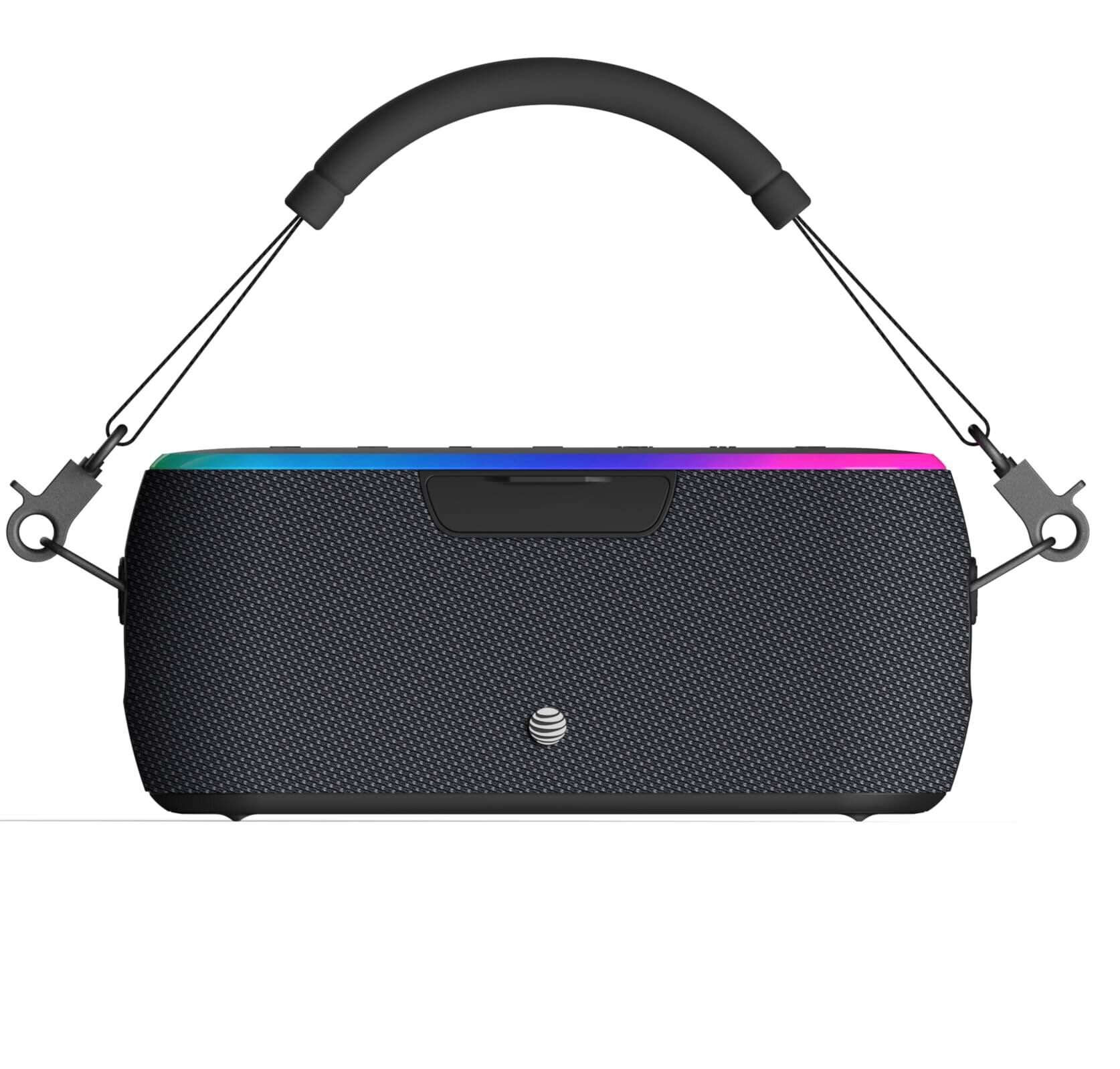 Back. Dazzed Corner - Portable Bluetooth Speaker,Outdoor Use - Black.