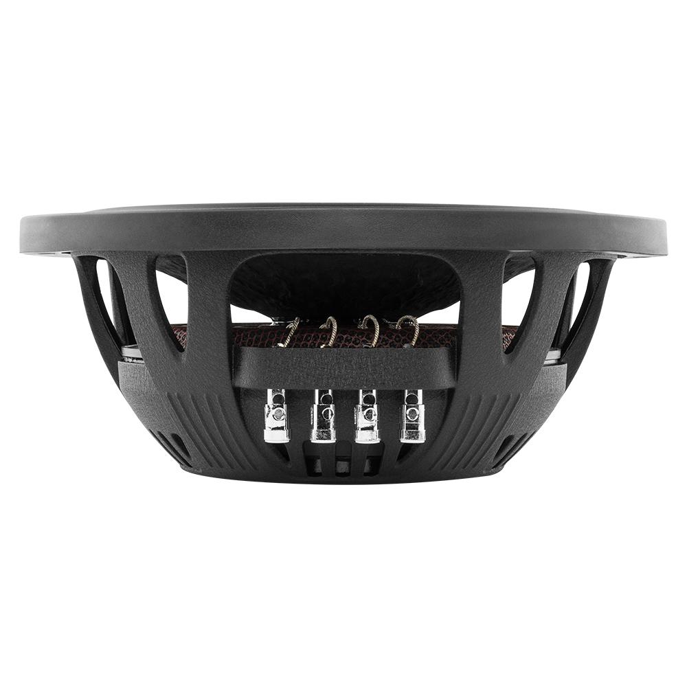 Left. DS18 Audio - IXS 12" Shallow-Mount Fiber Glass Cone Subwoofer, 800W RMS Dual 4-Ohm.