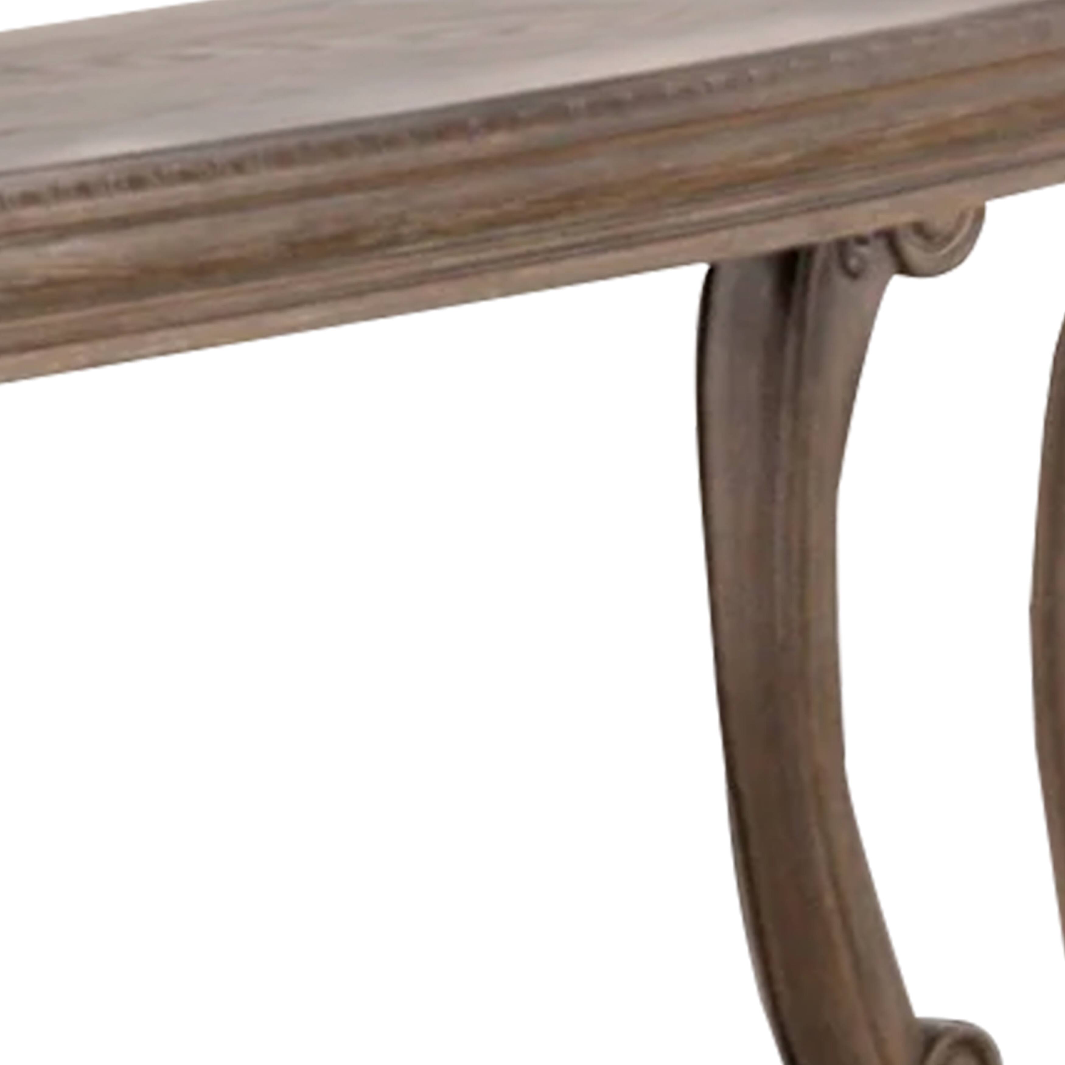 Alt View 2. Manhattan Lane - Olane Sofa Table, Weathered Oak Brown Wood, Rustic Farmhouse 54 Inch - Oak Brown.