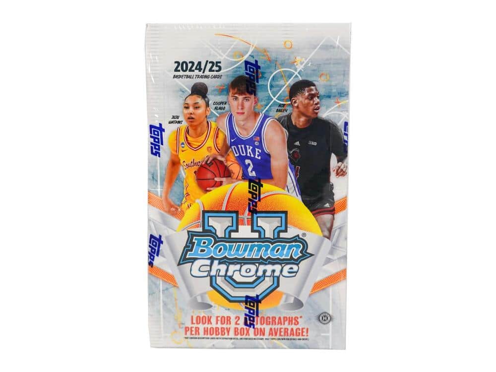 Topps - 2024-25 Bowman University Chrome Basketball Hobby Box