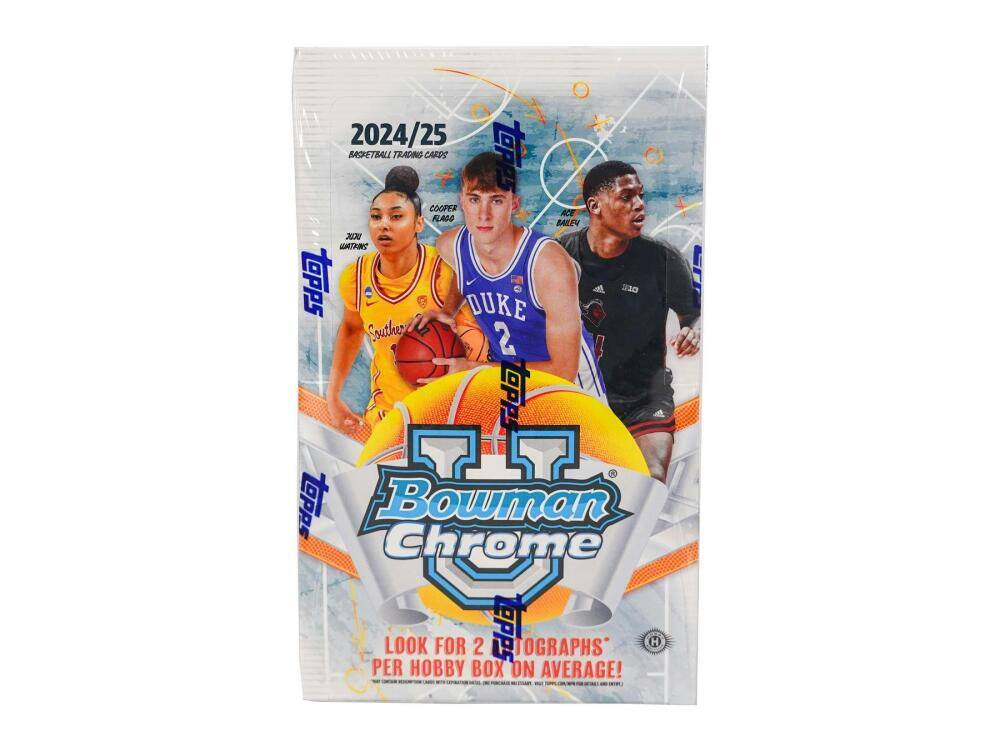 2024/25 BASKETBALL TRADING CARDS TOPPS COOPER ACE FLAGO BAILEY nene WATKINS topps DUKE 2010 Souther 2 topps  Bowman Chrome LOOK FOR 2 AUTOGRAPHIC TOGRAPHS* H PER HOBBY BOX ON AVERAGE!