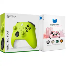 Microsoft - Xbox Wireless Controller for Series X, Series S, Windows with MightySkins Custom Skin Code - Electric Volt