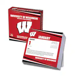 Turner Sports - Wisconsin Badgers 2026 Box Calendar - Multicolor
