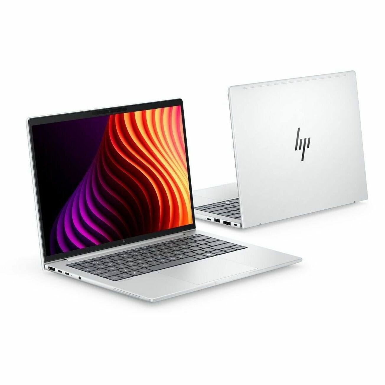 Alt View 19. HP - EliteBook 8 G2i 14" IPS 1920 x 1200 (WUXGA) Laptop - Intel Core Ultra 5 with 32GB Memory - 512 GB SSD - Glacier Silver Aluminum, Gray.