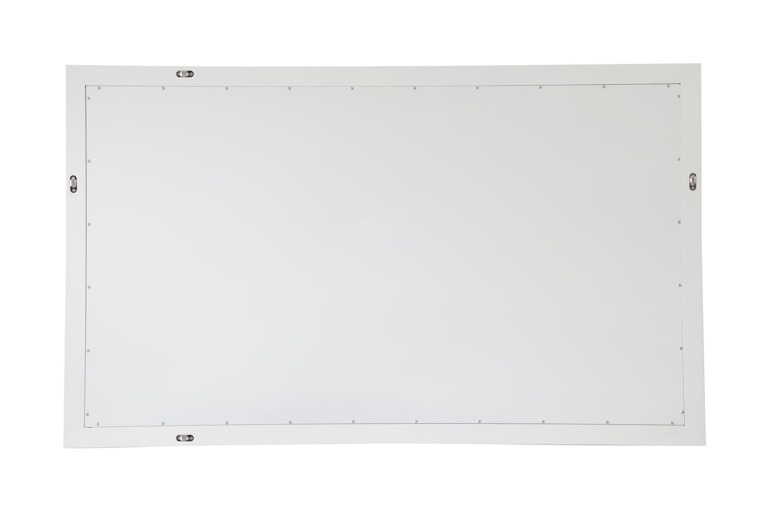 Left. Elegant Decor - Aqua rectangle vanity mirror 60 inch in White - White.
