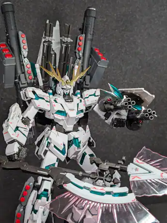 Bandai Gundam MG 1/100 RX 0 Full Armor Unicorn Gundam (Ver.Ka Bandai Gundam MG 1/100 RX 0 Full Armor Unicorn Gundam (Ver.Ka