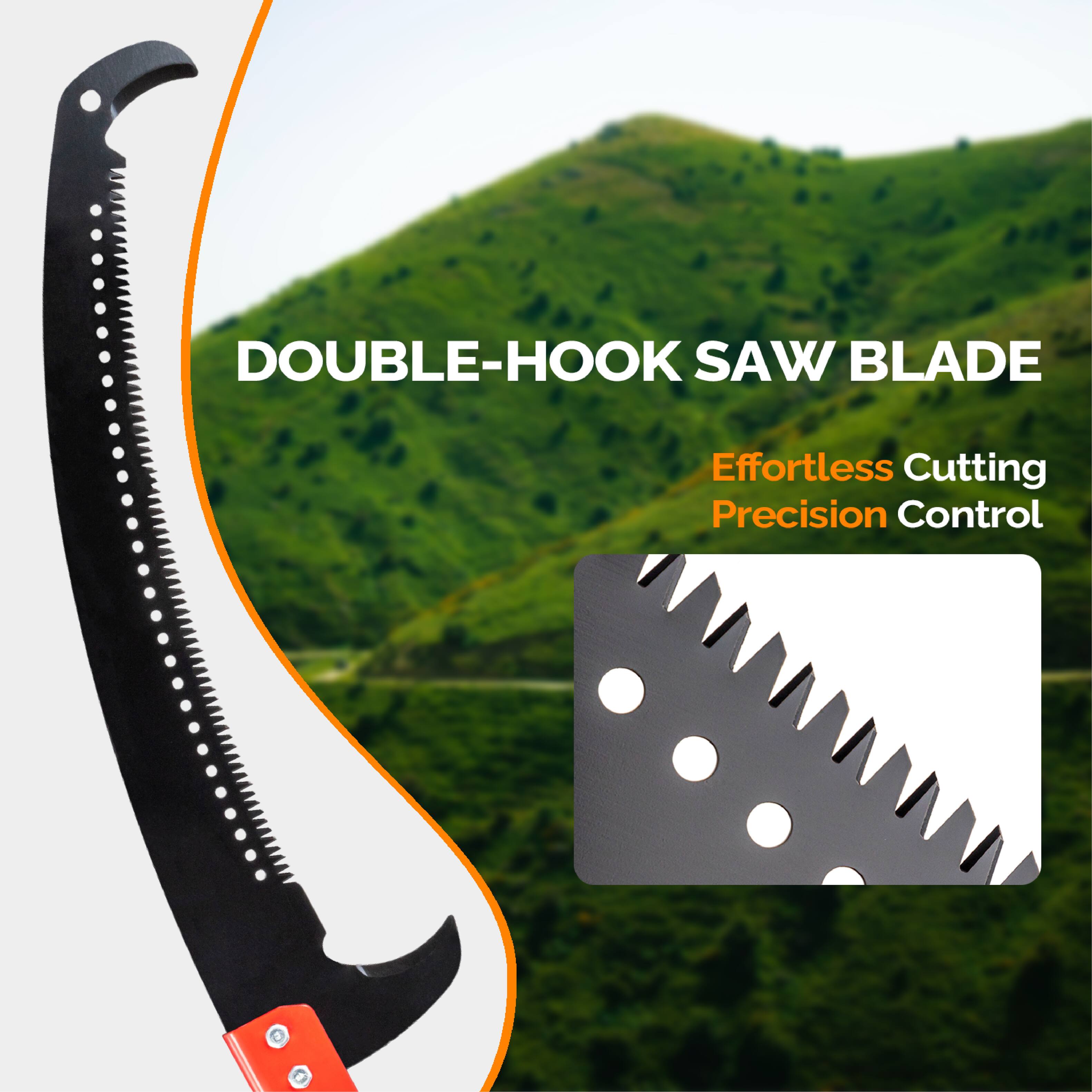 DOUBLE-HOOK SAW BLADE  
Effortless Cutting  
Precision Control