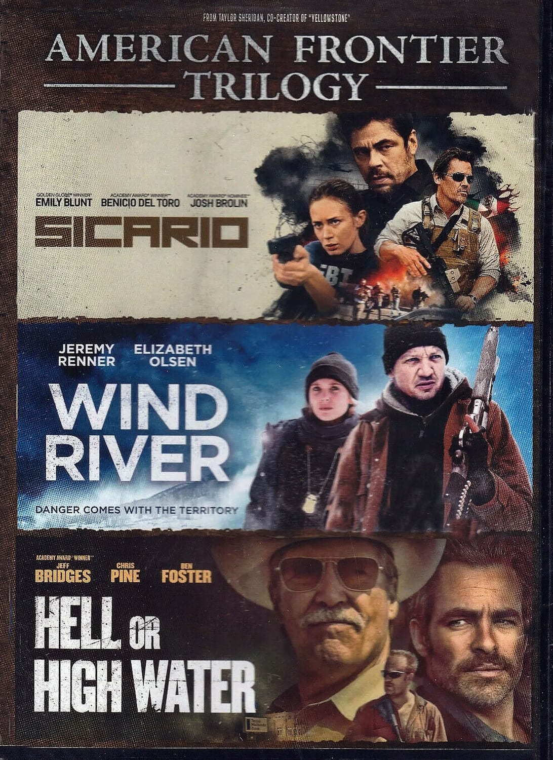 American Frontier Trilogy From Taylor Sheridan  - DVD
