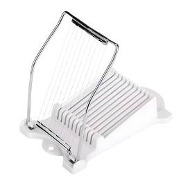 Kitcheniva - Multipurpose Kitchen Stainless Steel Luncheon Meat & Egg Slicer - White