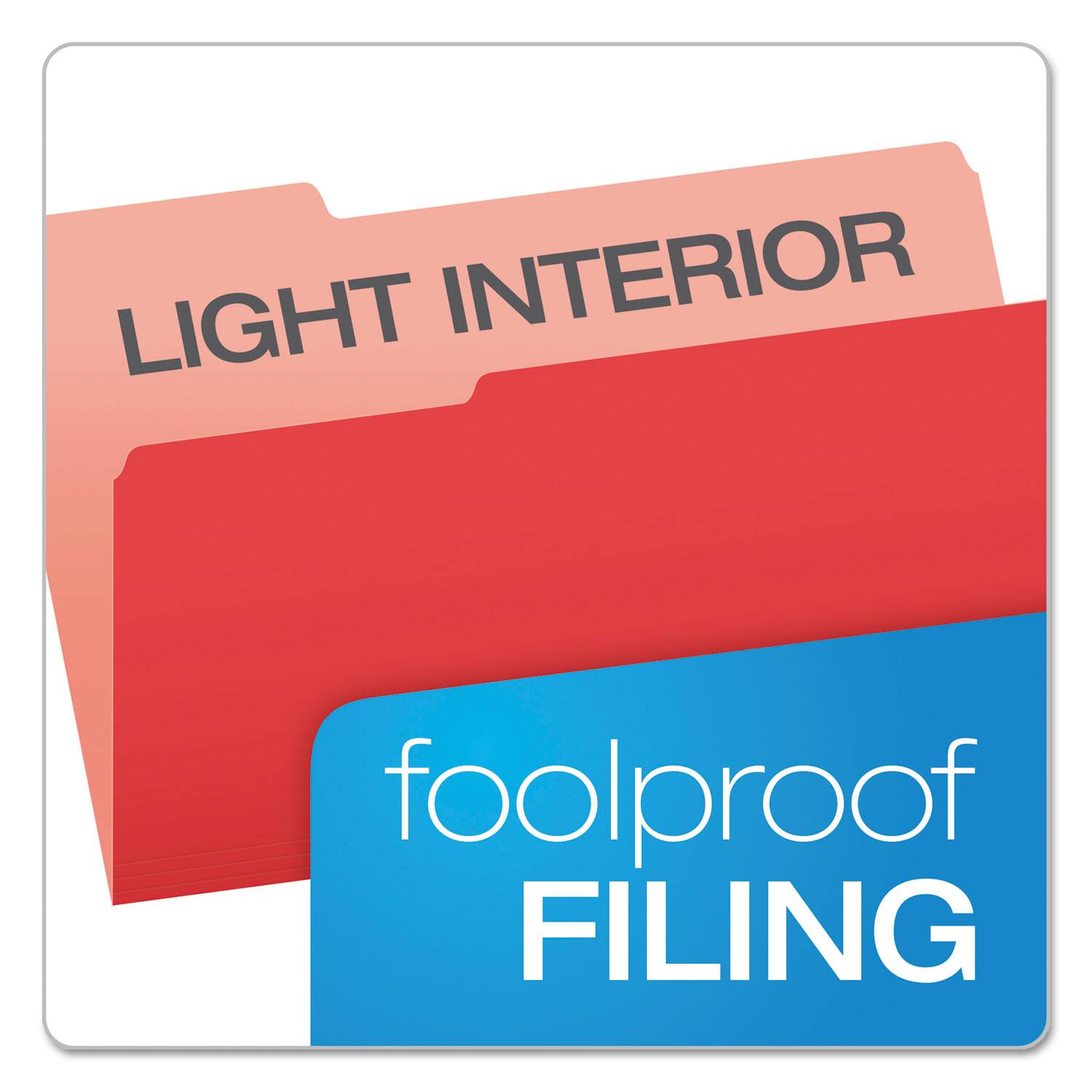 LIGHT INTERIOR  
foolproof FILING