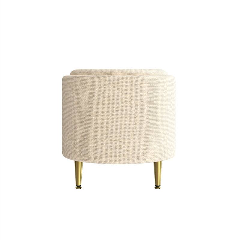 Alt View 8. HTUTWOO - Storage Ottoman - Upholstered Storage Bench End of Bed Bench Entryway Shoe Bench,Living Room Bedroom and Entryway - Beige.