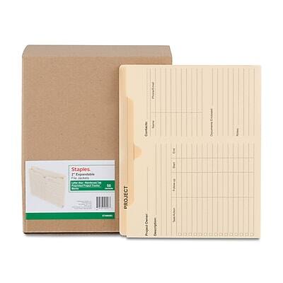 Contacts Enclosed Documents  
Staples Expandable PROJECT ORGANIZER  
Project Description 1