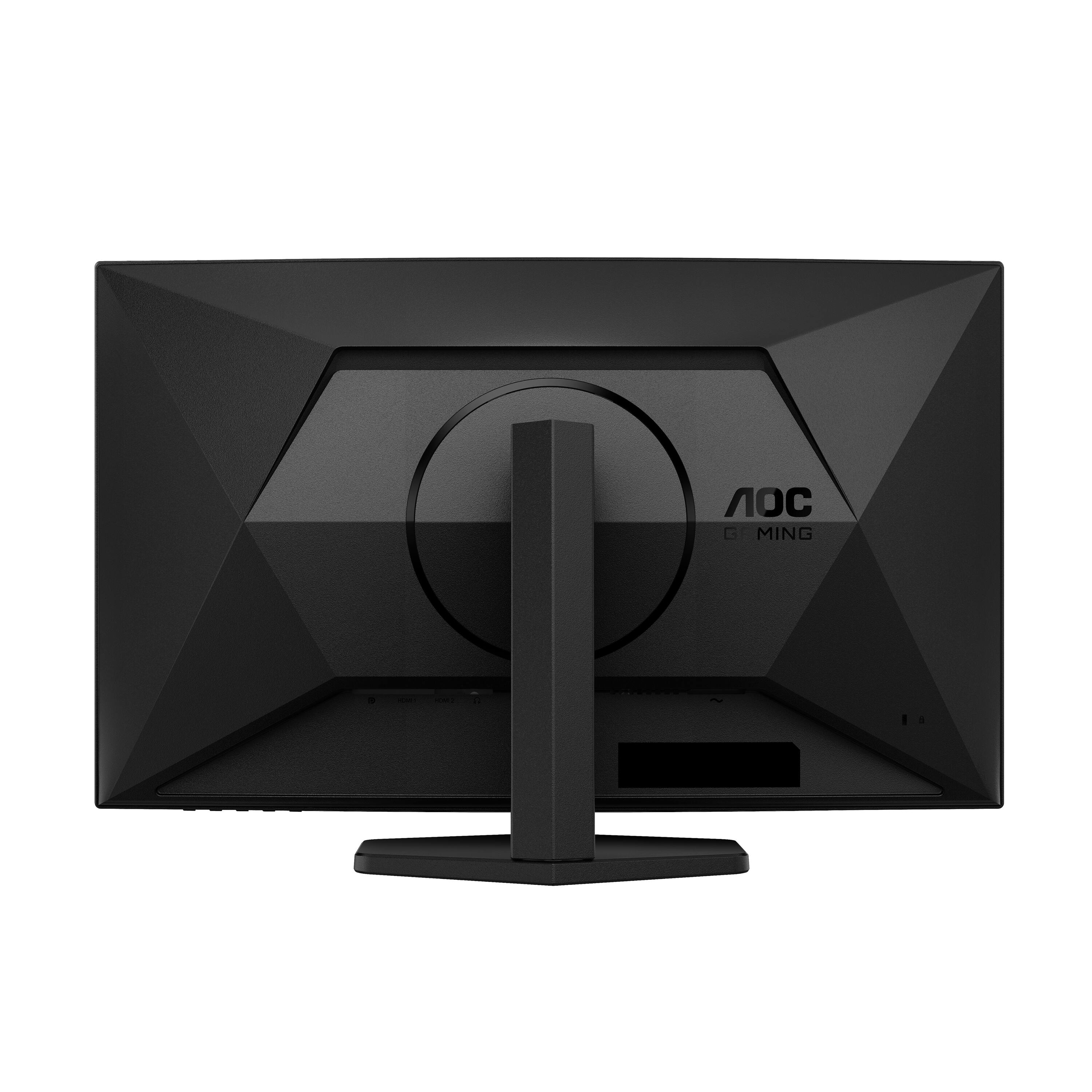Alt View 1. AOC - C27G4ZX 27" VA Curved FHD 240Hz Gaming Monitor - Black/Silver/Red.