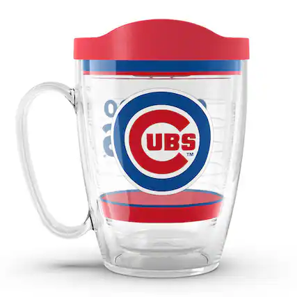 Front. Tervis - Chicago Cubs 16oz. Tradition Classic Mug - Multicolor.