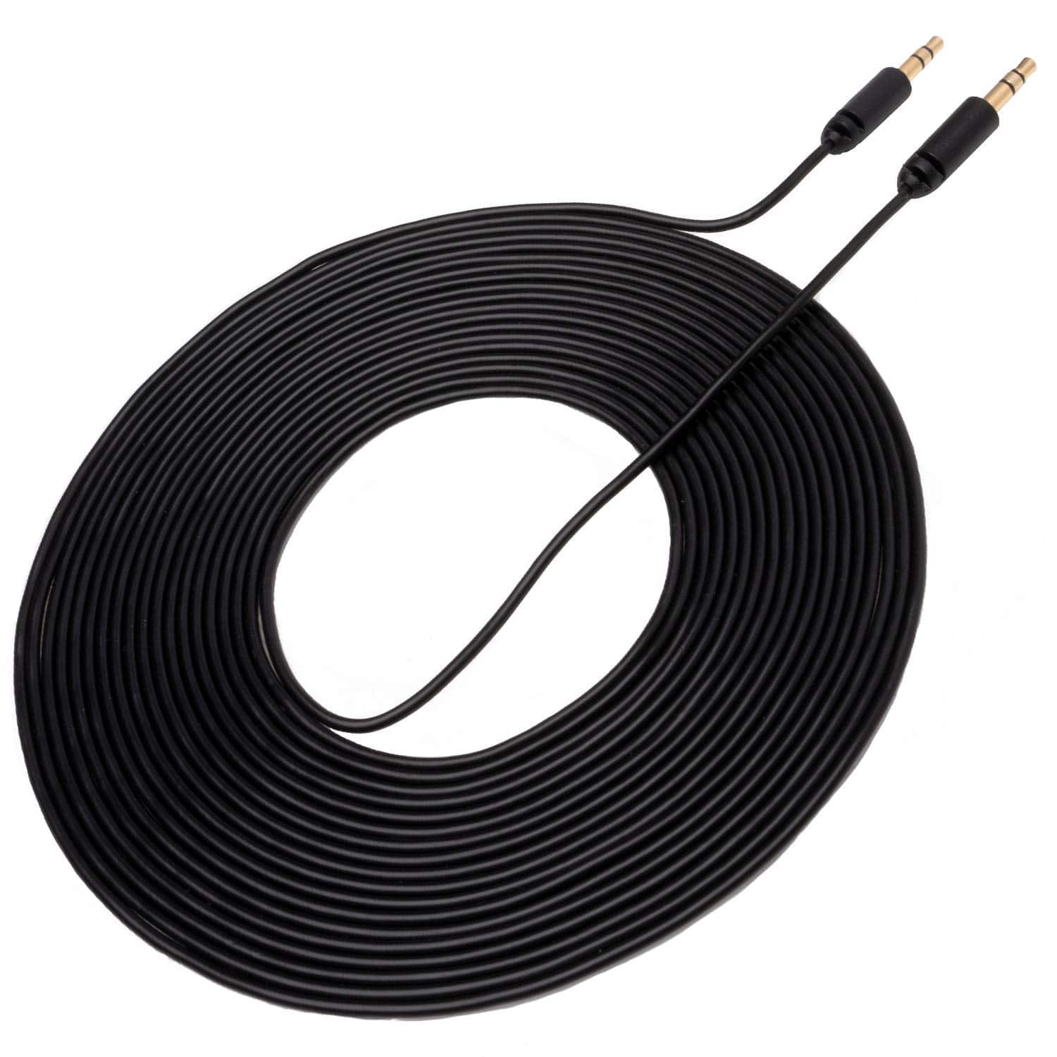 MOVO - MC6 Dual 3.5mm Male Stereo TRS Cable - 20-Foot Camera Patch