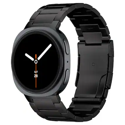Front. Ultra Supply Co - Titanium Band for Galaxy Watch 9 / Watch 8 / Watch8 Classic - Black.