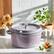 Alt View 1. Staub - STAUB Cast Iron 7-qt Round Cocotte - Lilac - Lilac.