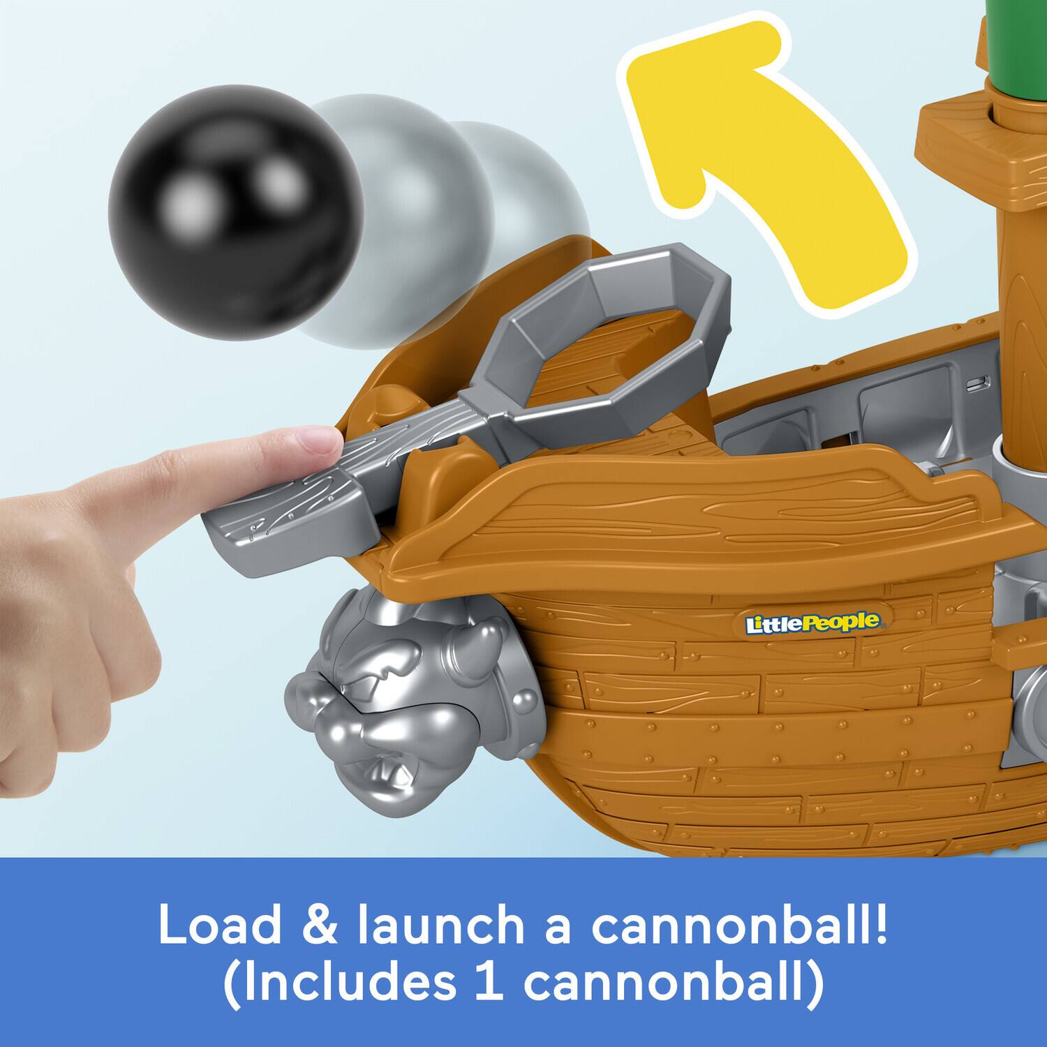 1 - LittlePeople Load & launch a cannonball! (Includes 1 cannonball)