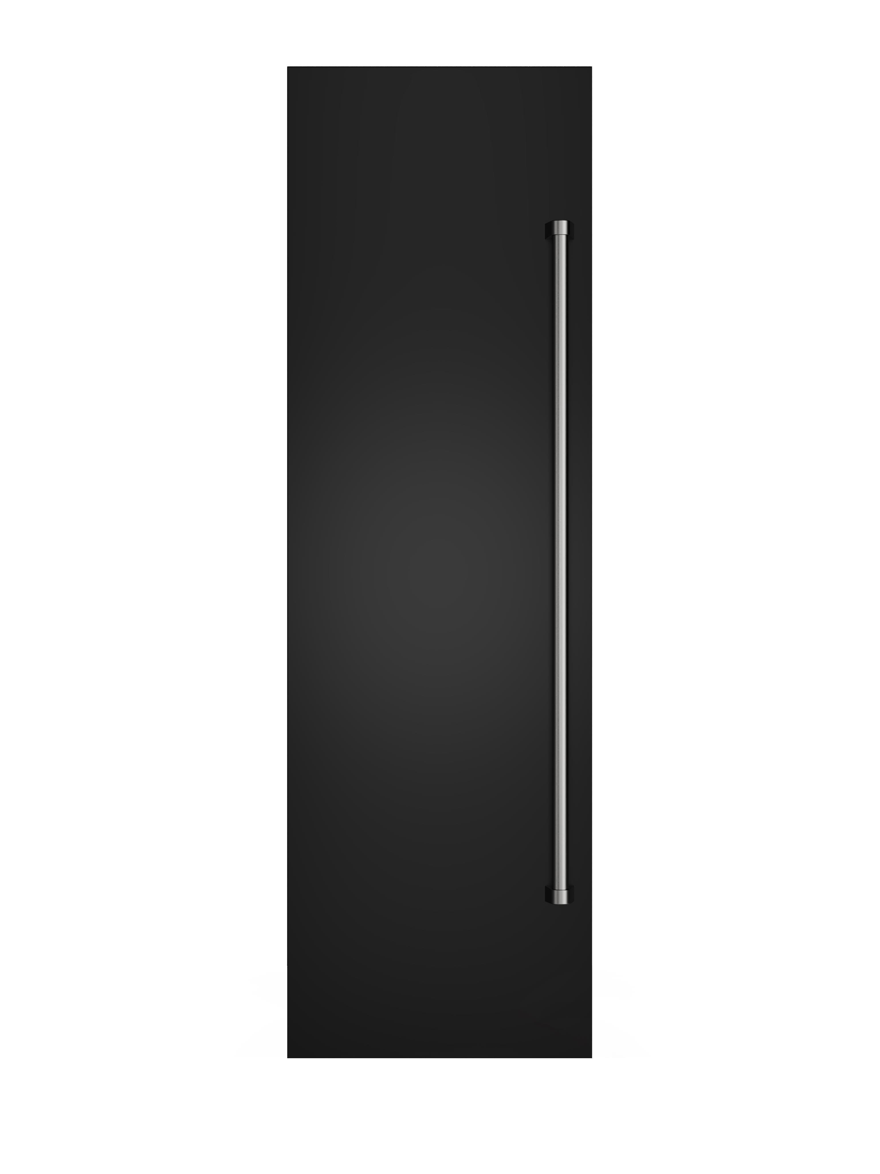 Front. Viking - 24"W Column Door Panel w/Pro-style handle - Onyx.