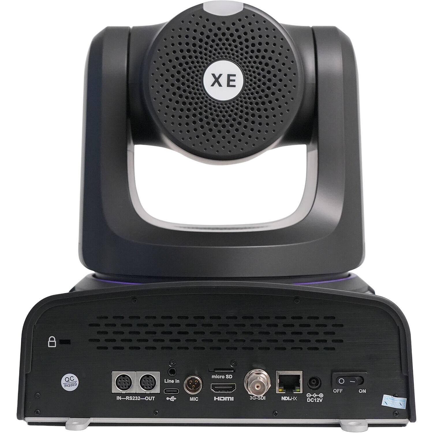 X E

QC PASSSED

Line In IN-RS232-OUT MIC Micro SD HDMI 3G-SDI NDI+X DC12V OFF ON