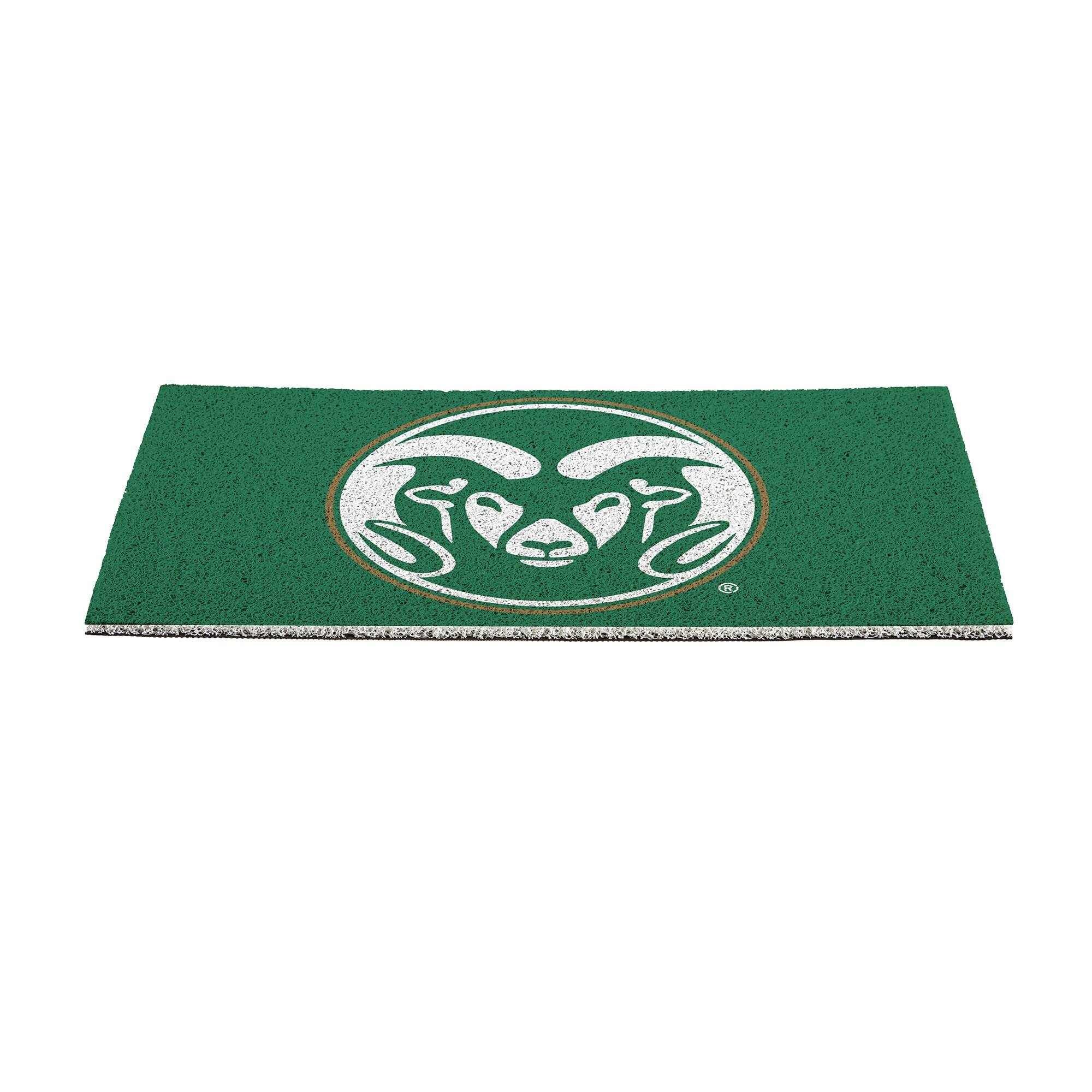 Alt View 1. Evergreen Enterprises - Colorado State Rams 16" x 28" Full Color Indoor/Outdoor Logo Turf Mat - Multicolor.
