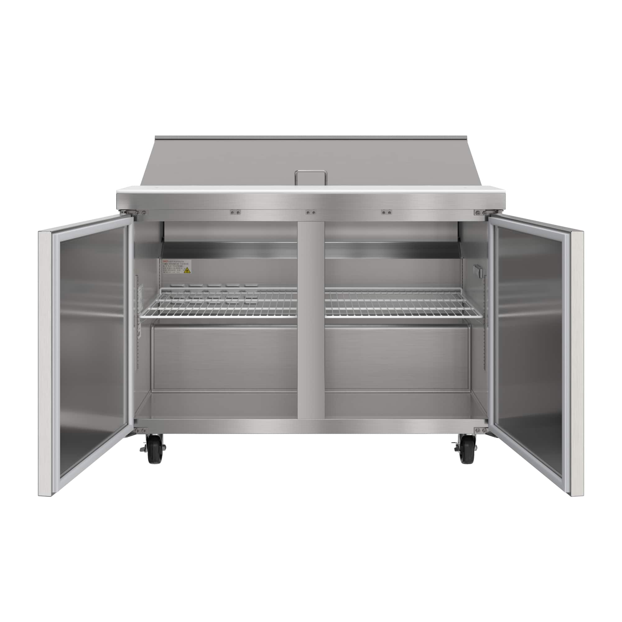 Koolmore 46 in. Commercial 2 Door Refrigeratd Salad and Sandwich