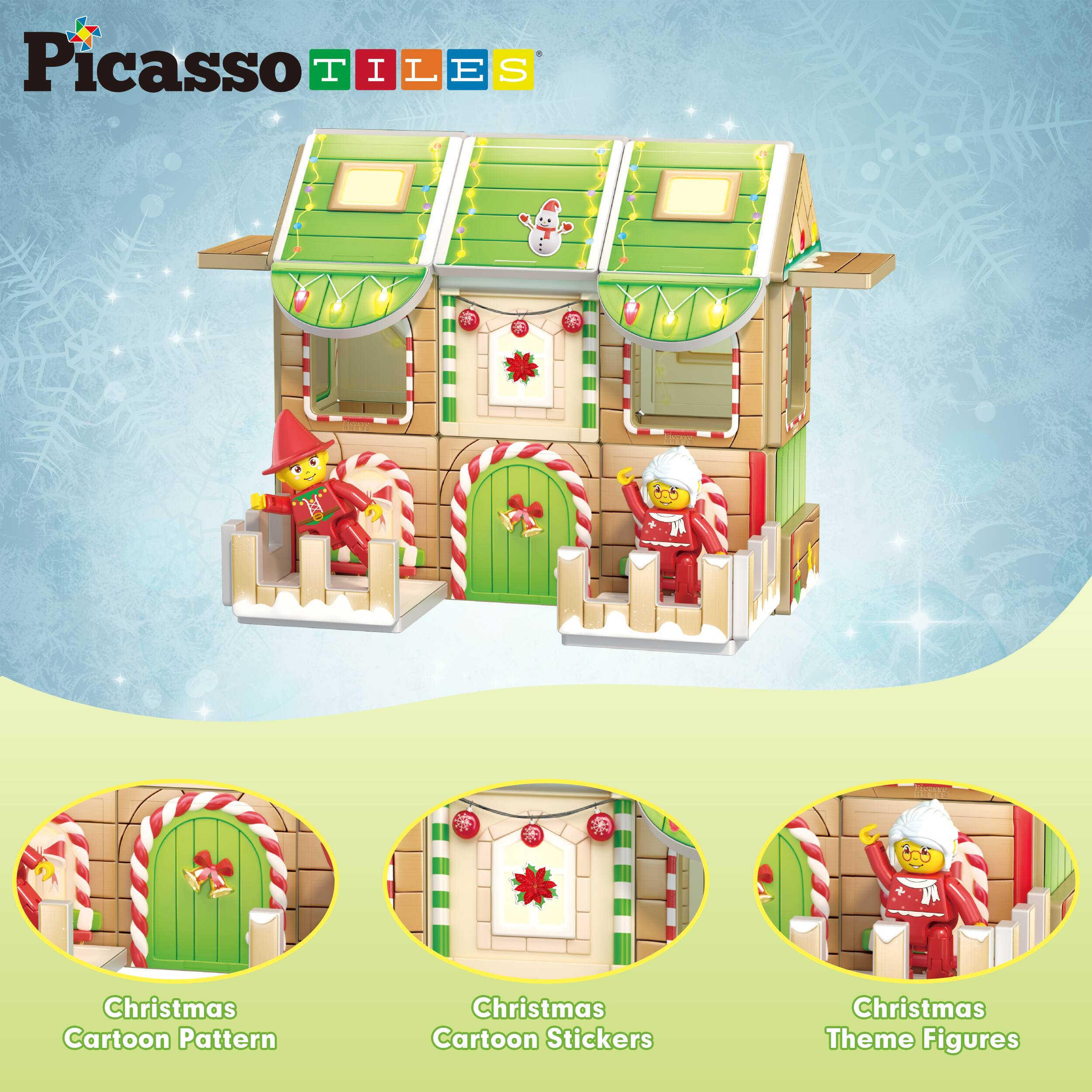 Picasso TILES

Christmas Cartoon Pattern  
Christmas Cartoon Stickers  
Christmas Theme Figures