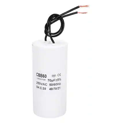 CBB60 CAPACITOR 70µF±5% 250VAC 50/60Hz SH.C.SO 40/70/21