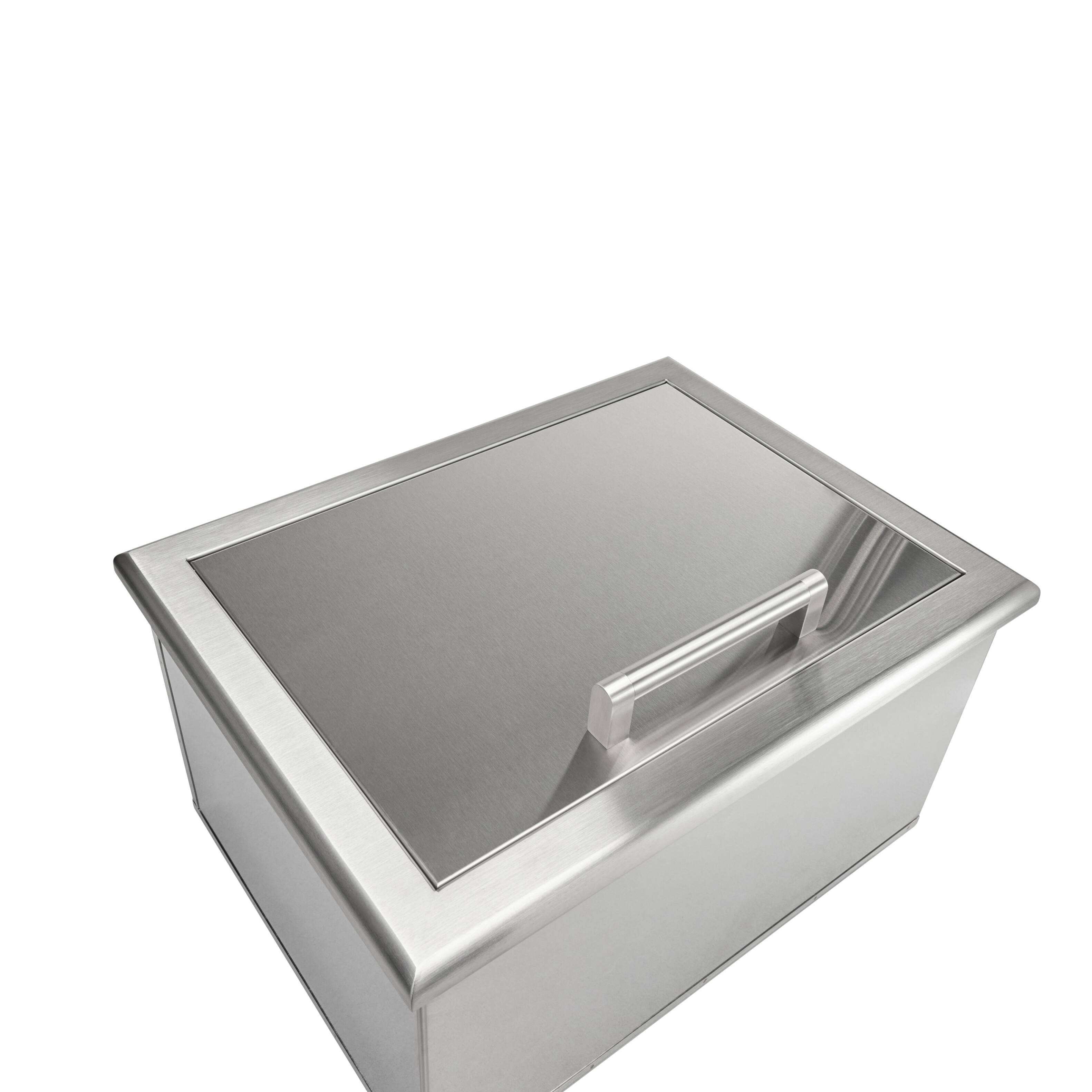 Front. Coyote Outdoor Living - Coyote Outdoor Living 25" Drop In Cooler - stainless steel.