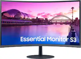 Samsung - S39C 32" FHD 75Hz Curved Monitor (HDMI) - Black
