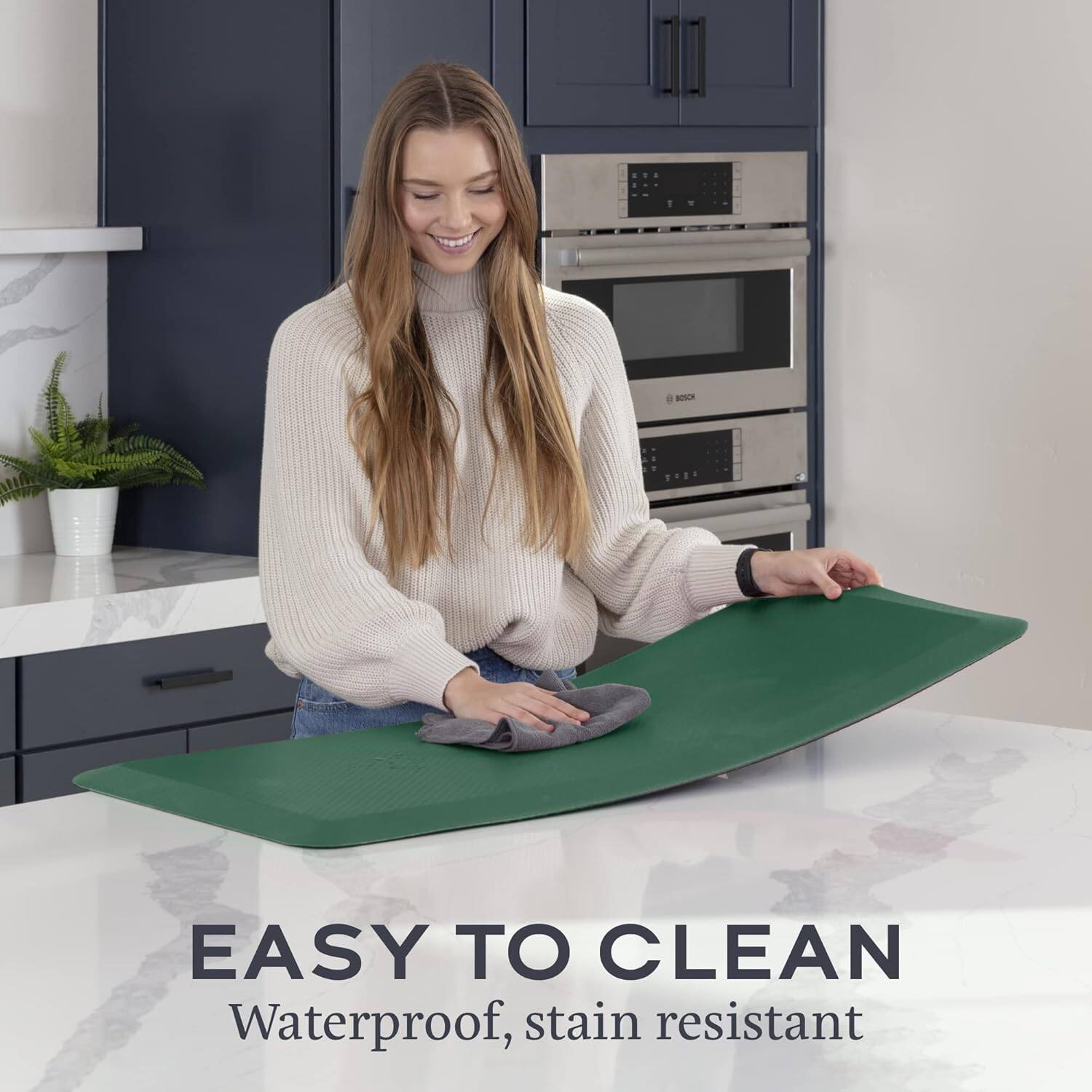 EASY TO CLEAN  
Waterproof, stain resistant