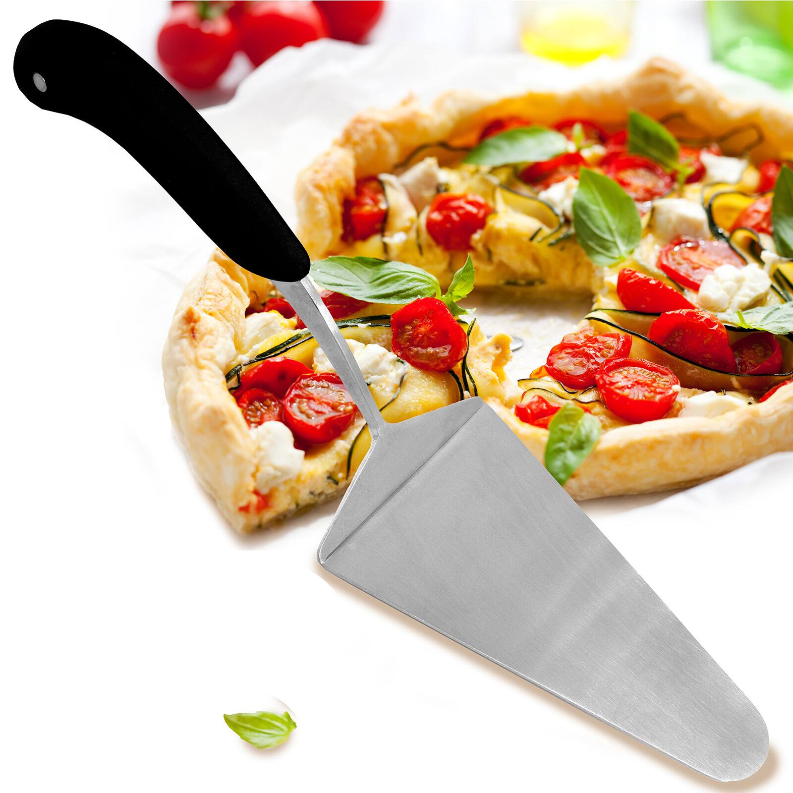 Alt View 4. Norpro - Grip EZ Deluxe Pizza, Pie, and Cake Server - Silver.