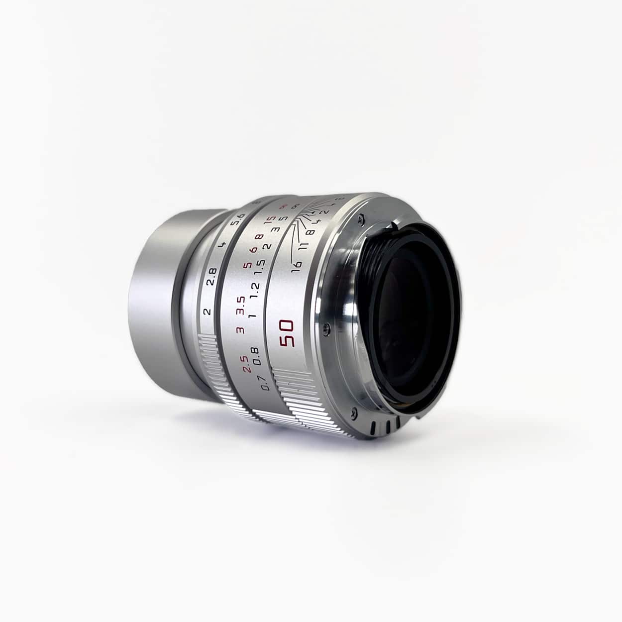 Leica - APO-Summicron-M 50mm f/2 ASPH Lens (Silver Anodized) - Black