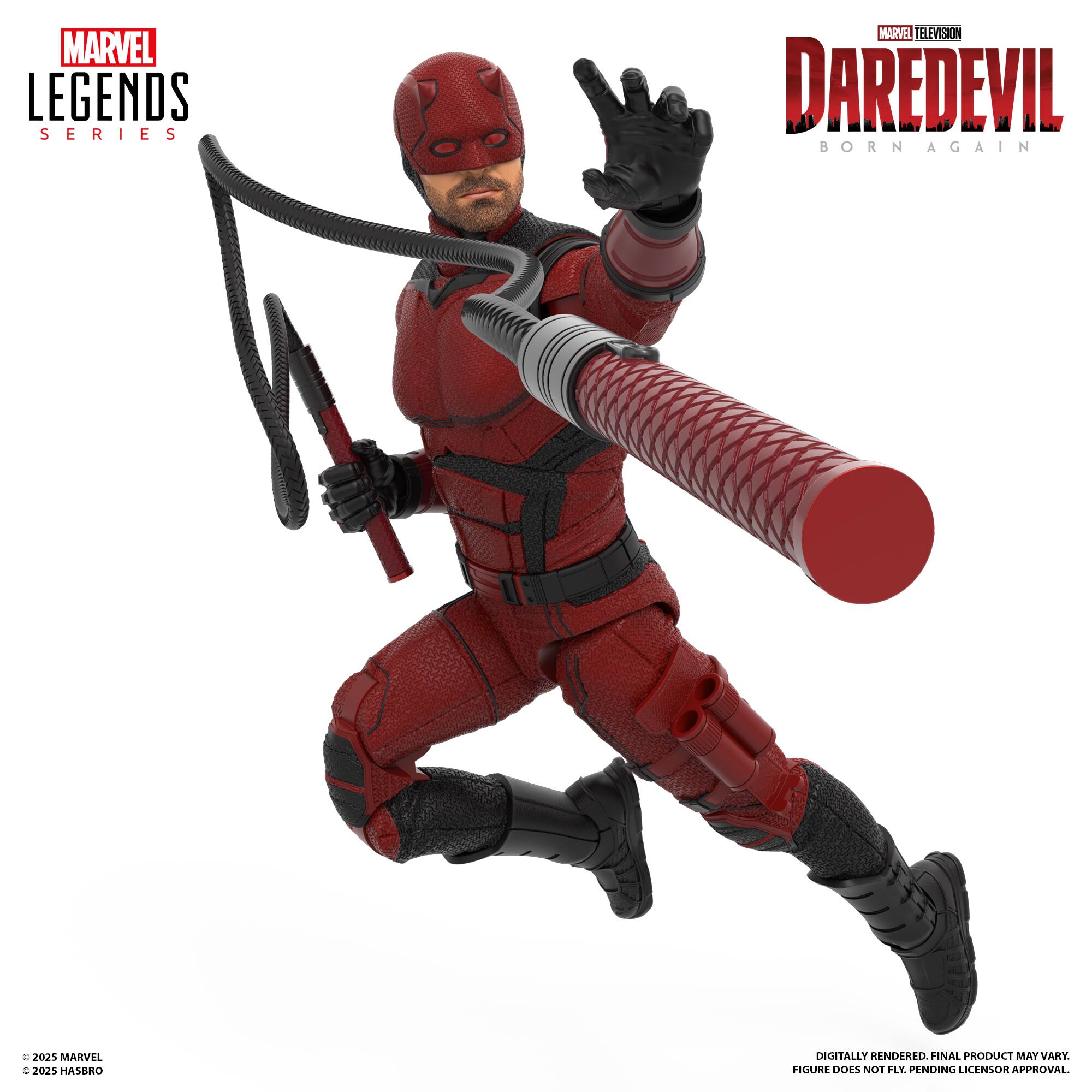 Marvel Legends Series Marvel Television Daredevil Born Again Hasbro Digitally Rendered. Final product may vary. Figure does not include final accessories pending licensor approval.