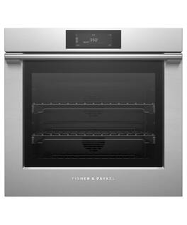 Fisher & Paykel - 30" 4.9 Cu. Ft. Single Oven, 6.8" Touchscreen, Self-Cleaning - Stainless Steel