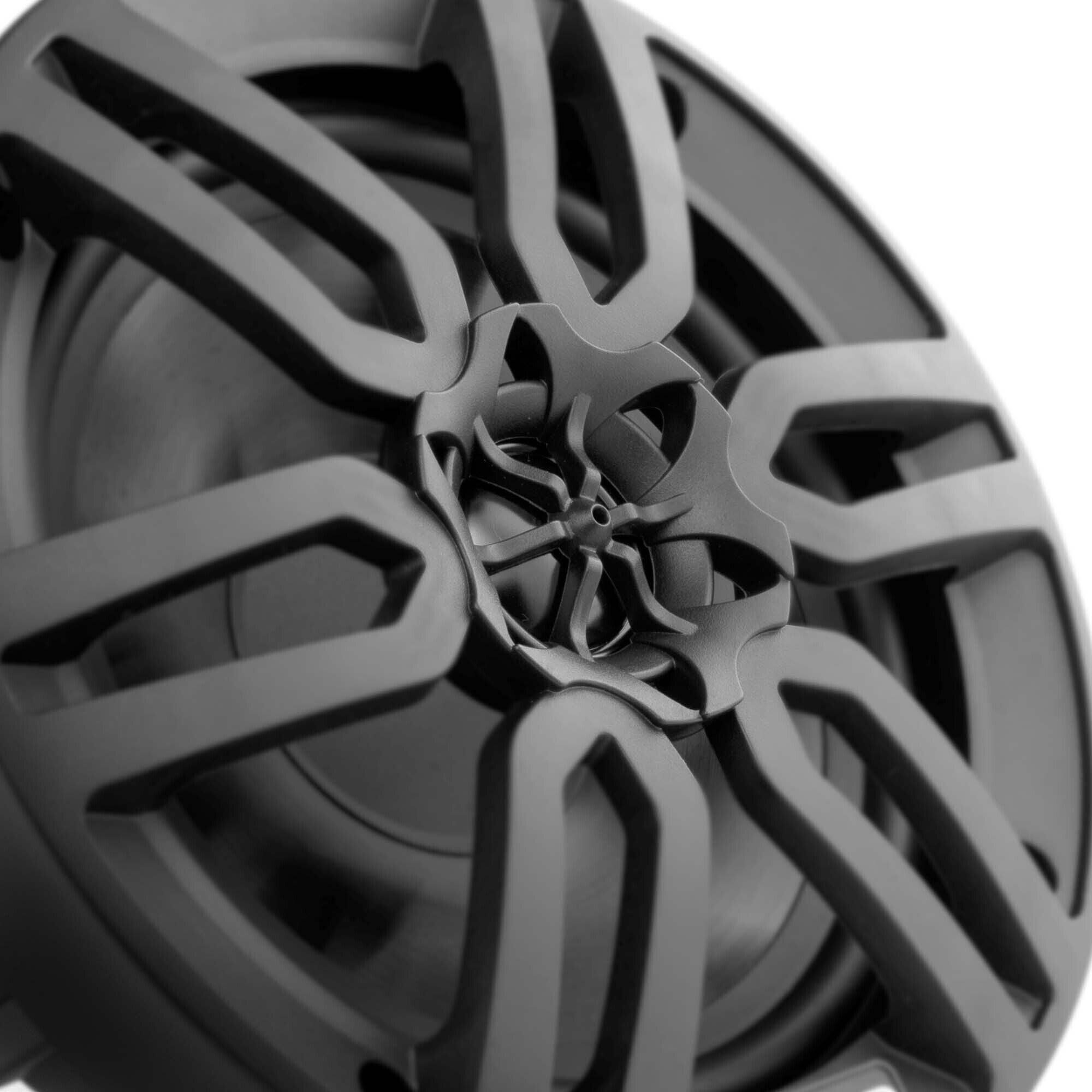Alt View 1. DS18 Audio - MP 6.5" 2-way Coaxial Speaker with Built-in Driver and Grille (Pair), 60W RMS 4-Ohm - Black.